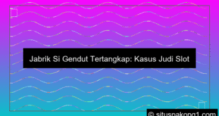 Jabrik Si Gendut Tertangkap Jual Slot Online