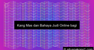 Kang Mas Pasarkan Slot Online Ke Bocah Smp