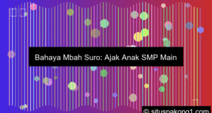 Mbah Suro Ajak Anak Smp Main Slot Online