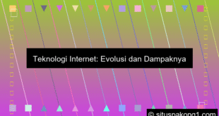 Teknologi Internet