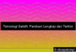 Teknologi Satelit