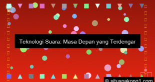 Teknologi Suara
